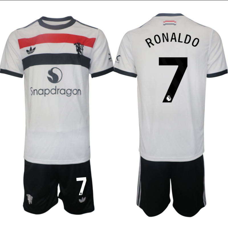 Men 2024-2025 Club Manchester United away white 7 Soccer Jersey